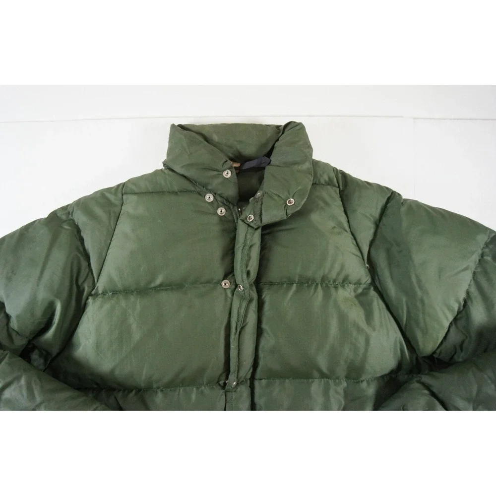 Vintage The North Face Jacket Mens Large Green Puffer Down Filled 70s RARE
